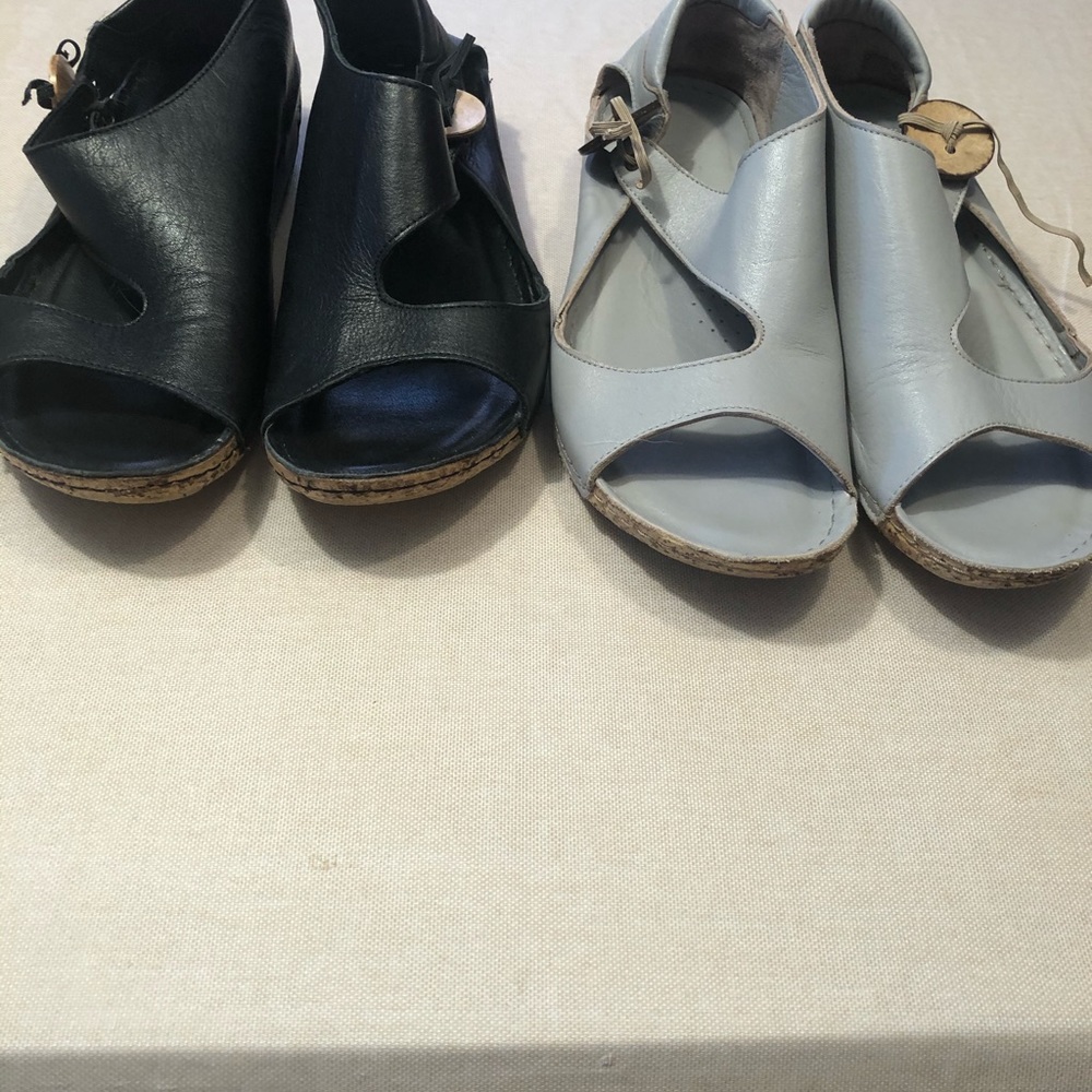 Leather shoes